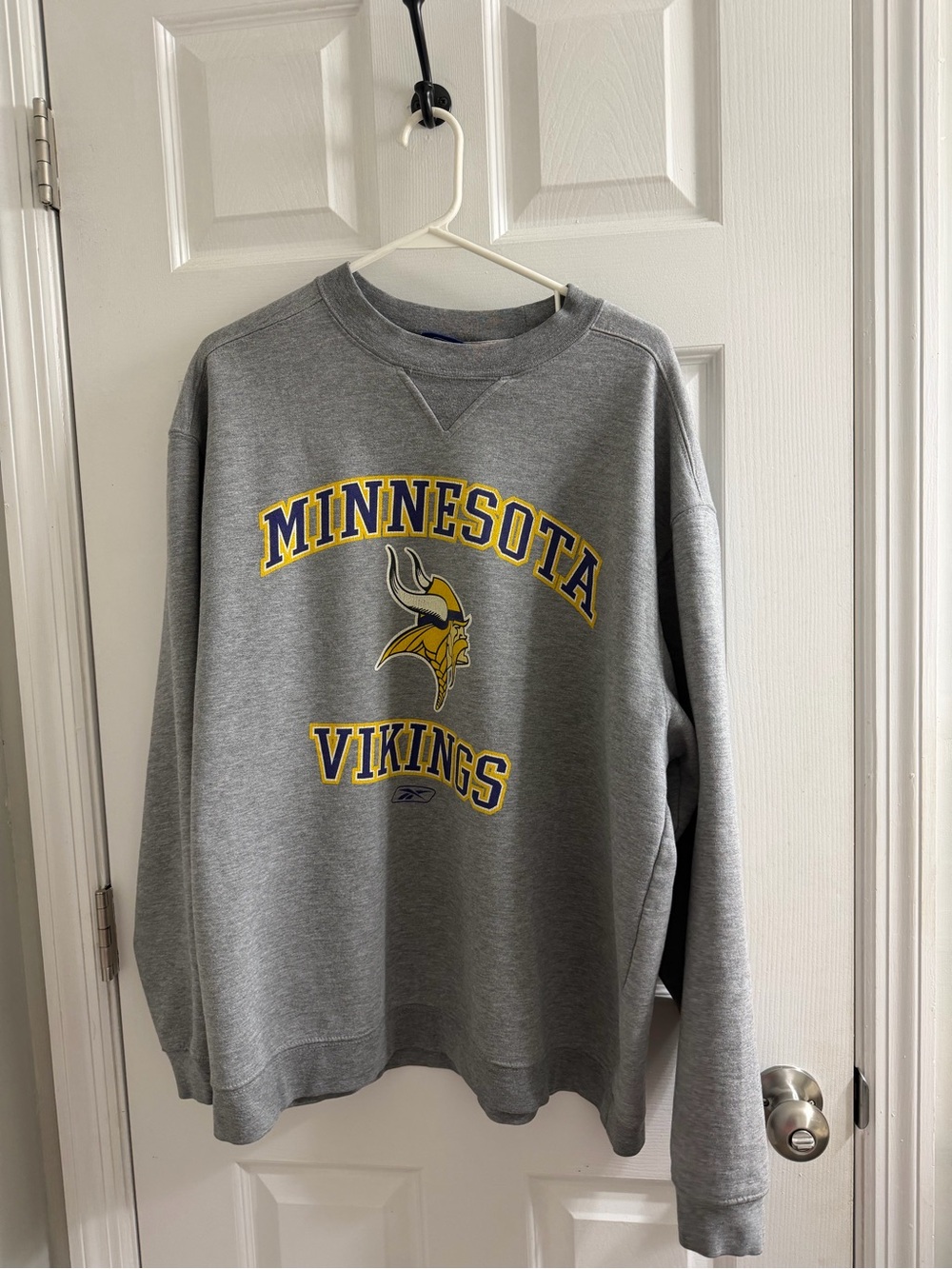 Minnesota Vikings Gray Crewneck Sweatshirt XL
